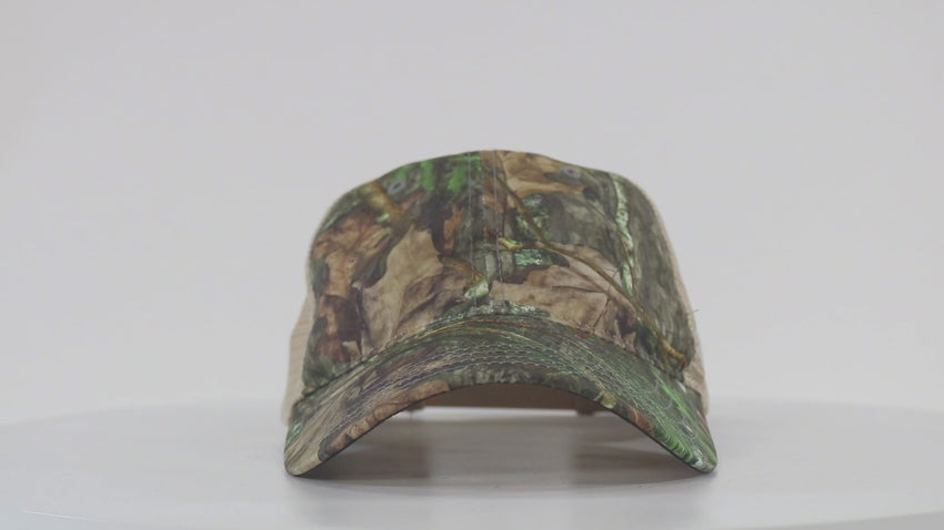 Tosh Outdoors Turkey Whisperer leather patch/camo hunting cap