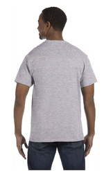 Load image into Gallery viewer, Tosh Outdoors American Heritage Tee back view in color Sport Grey
