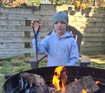 Load image into Gallery viewer, Tosh Outdoors kids beanie. Keep your turkey hunting buddy&#39;s head warm with the Turkey Hunter Kids Beanie. It’s double-layered, super comfy, and the perfect warmth for those cool spring mornings in the woods. 
