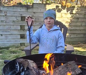 Tosh Outdoors kids beanie. Keep your turkey hunting buddy's head warm with the Turkey Hunter Kids Beanie. It’s double-layered, super comfy, and the perfect warmth for those cool spring mornings in the woods. 