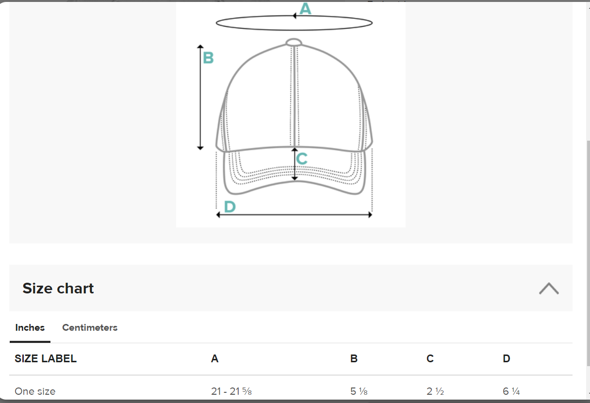 Tosh Outdoors Youth Cap Size Guide .  This cap is intended for youth ages 6 to 12.