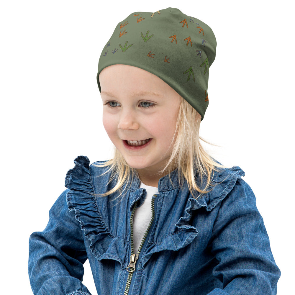 Tosh Outdoors kids beanie. Keep your turkey hunting buddy's head warm with the Turkey Hunter Kids Beanie. It’s double-layered, super comfy, and the perfect warmth for those cool spring mornings in the woods. 