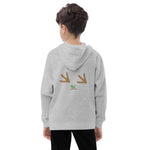 Load image into Gallery viewer, Tosh Outdoors - Whether on the hunt or roasting marshmallow by the campfire, this is the hoodie for your turkey hunter in training. The kids fleece hunting hoodie will easily become a trusted companion for all your kiddo’s adventures thanks to its soft and cozy feel. The hoodie is made from durable material and has elastic cuffs and a waistband that will ensure long-lasting performance.
