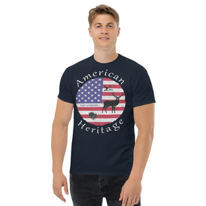 Tosh Outdoors American Heritage Tee in color Navy Blue